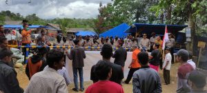 Amankan Unjuk Rasa PT. AR, AKP HARUN Ke Personil: Jangan Arogan!
