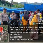 Cegah Penyebaran Covid - 19, Polres Tapsel Patroli ke Pasar