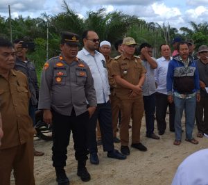 Polsek Batangtoru Bersama Stakeholder Dampingi PN Padangsidimpuan Terkait Gugatan Tanah PT. SKL