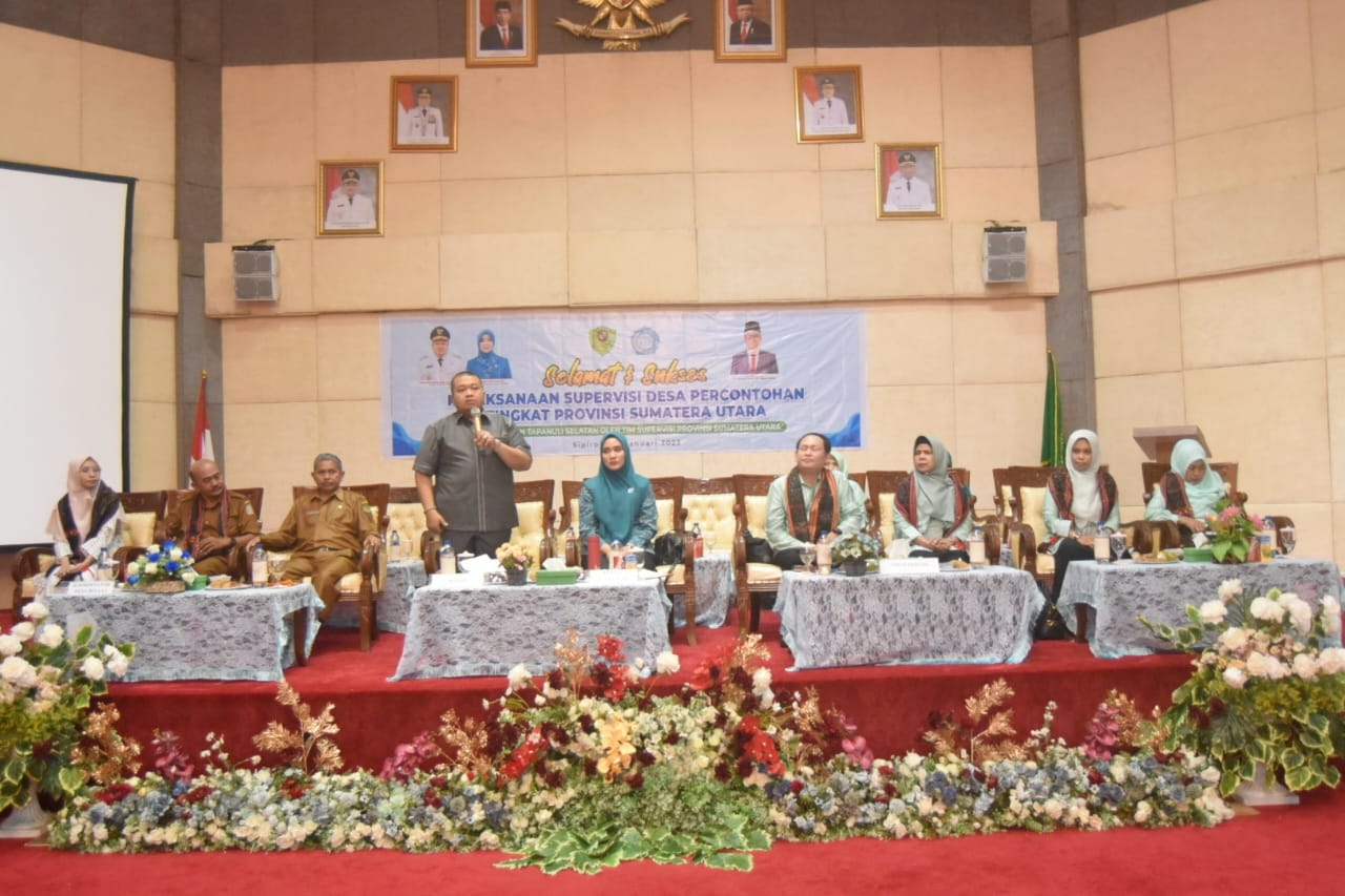 Terima Tim Supervisi Desa Binaan Provsu, Bupati Tapsel : Semoga Jadi Penyemangat Untuk Membangun Desa
