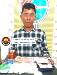 Pesan Sabu Ratusan Juta dari Medan, Pengedar Sabu Kandas di Tangan Polres Tapsel
