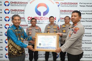 Polres Padangsidimpuan Raih Predikat Zona Hijau Pelayanan dari Ombudsman RI