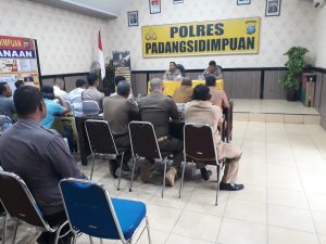 Polres Padangsidimpuan Fasilitasi Rakor Permasalahan PKL di Sangkumpal Bonang