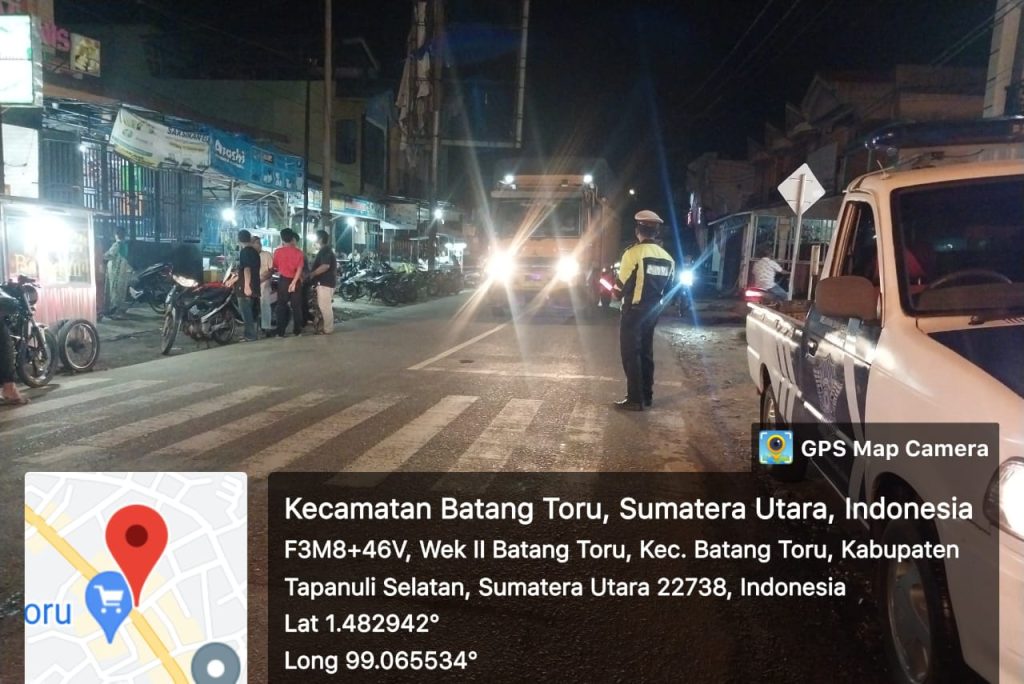 Polsek Batangtoru Patroli Ke Tempat Keramaian, Begini Hasilnya