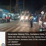 Polsek Batangtoru Patroli Tempat Keramaian