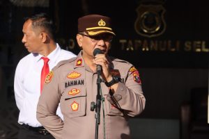 Pimpin Apel Rutin, Waka Polres Tapsel Tegas Sampaikan Jangan Ada Personil Melanggar Kode Etik