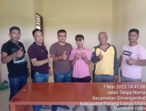 Pakai Sabu di Dalam Bengkel, Polsek Padang Bolak Tangkap Pria Pengangguran