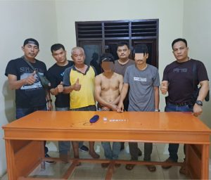 Kapolsek Padang Bolak Pimpin Gerebek Kasus Narkoba, Dua Pria Diangkut