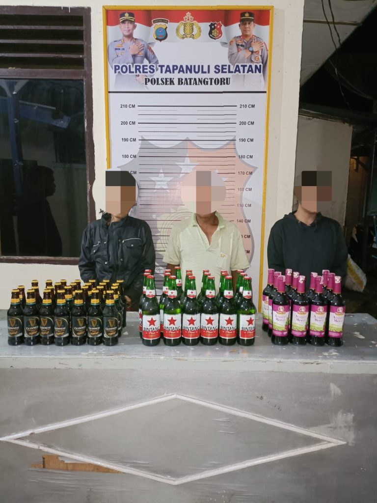 Mulai Miras sampai Pelaku Prostitusi Diamankan Polsek Batang Toru