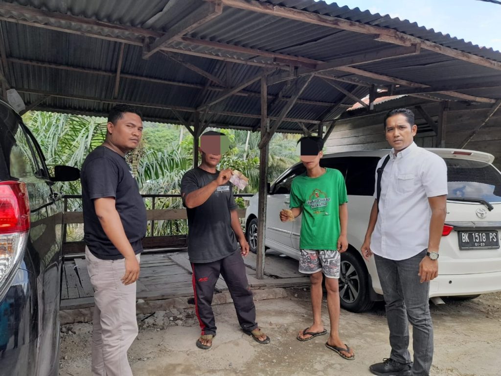 Dua Jukir Liar di Aek Sijorni Terjaring Polsek Batang Angkola