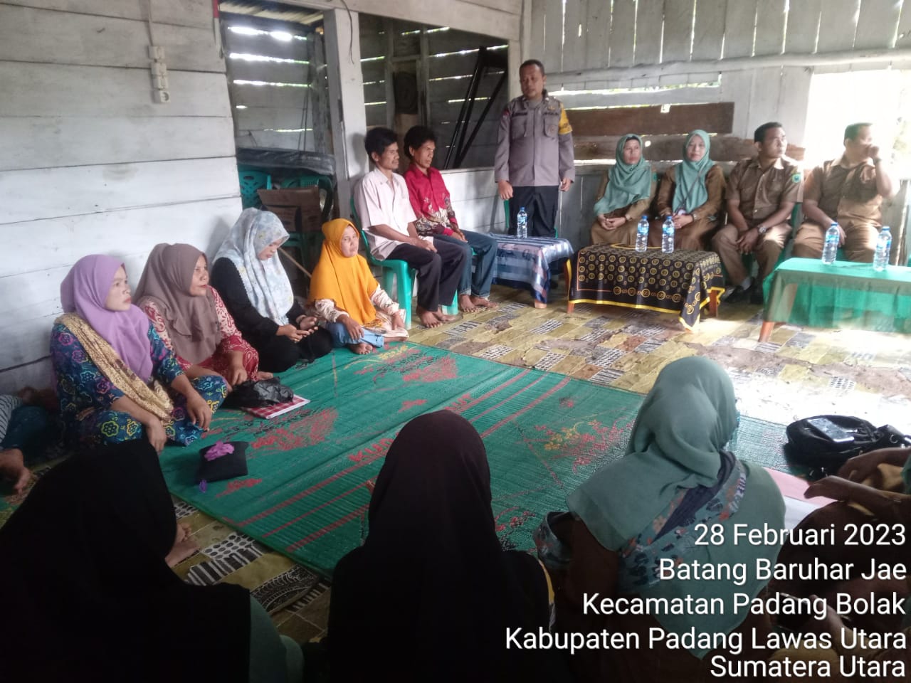 Polres Tapsel Dampingi Dinkes