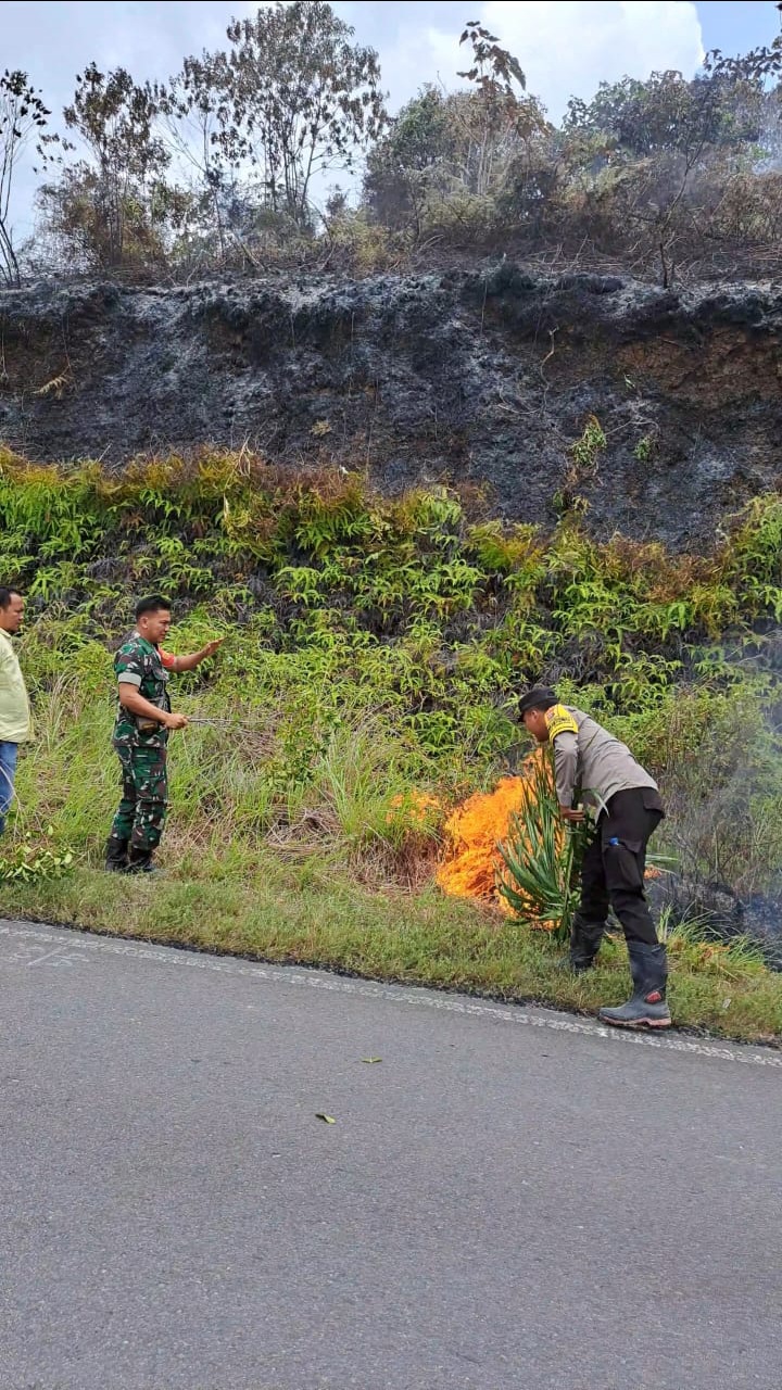 Karhutla Sangkunur Polsek Batangtoru