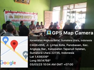 Kasiwas Polres Tapsel Jumat Curhat Di Warung Kopi