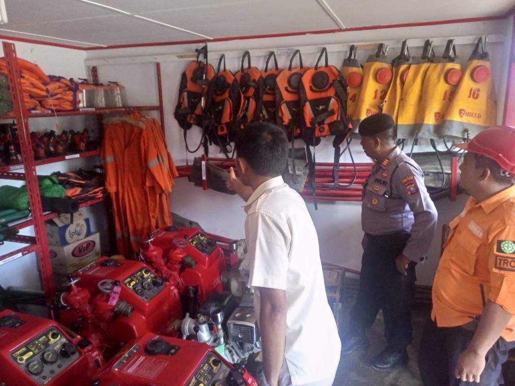 Polres Tapsel Cek Sarana Prasarana Pemadam Kebakaran di 9 Perusahaan Paluta, Hanya 1 yang Penuhi Standar Nasional