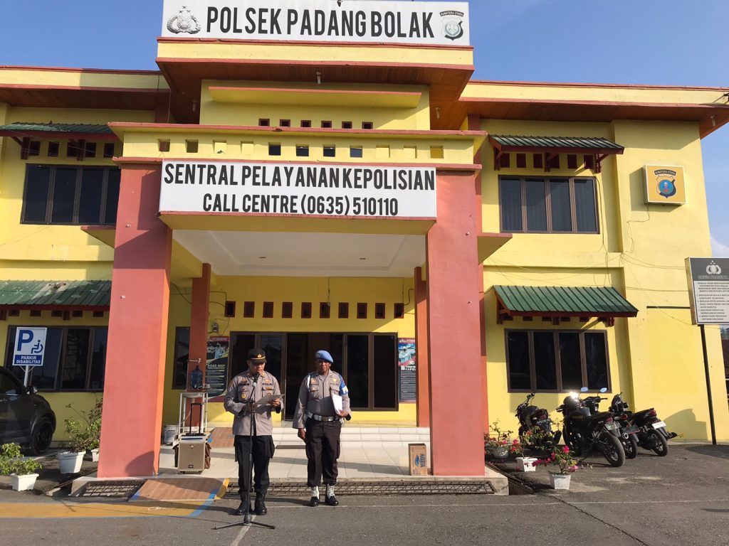 Kapolsek Padang Bolak Ingatkan Personel Tak Ada yang Terlibat Narkoba : Tanggung Sendiri Akibatnya