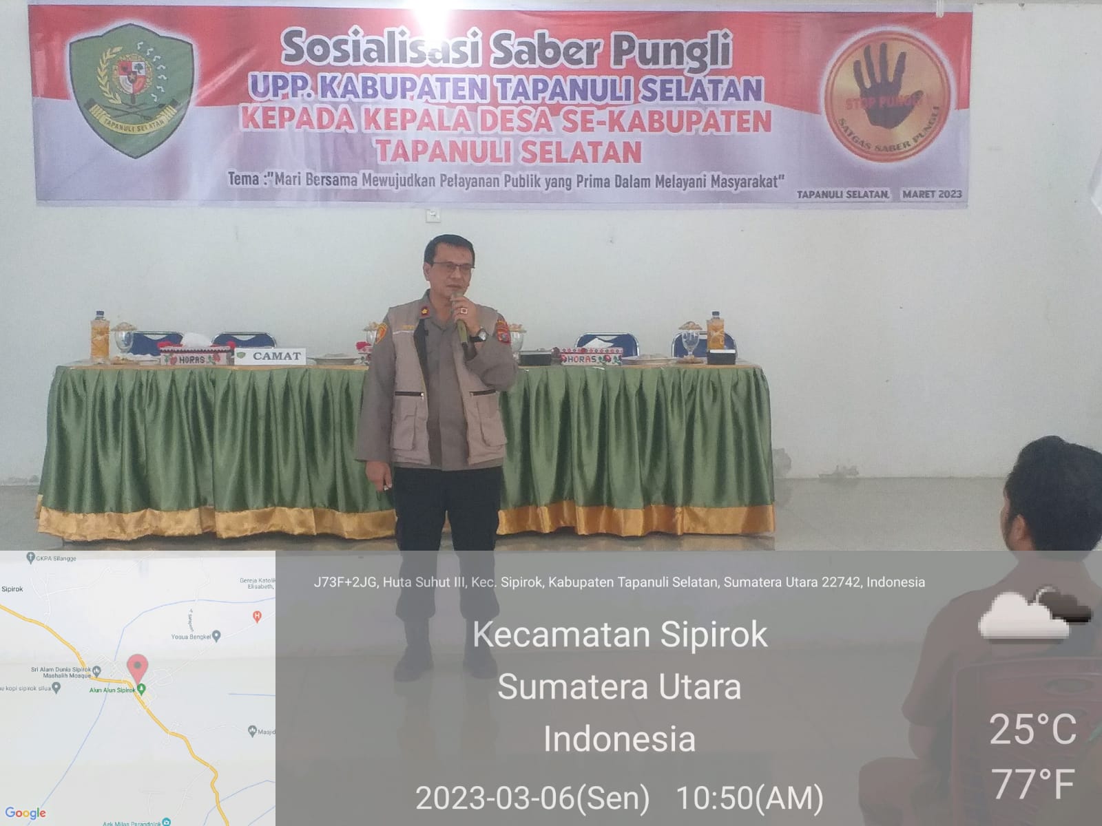 Wakapolres Tapsel Kades Pungli