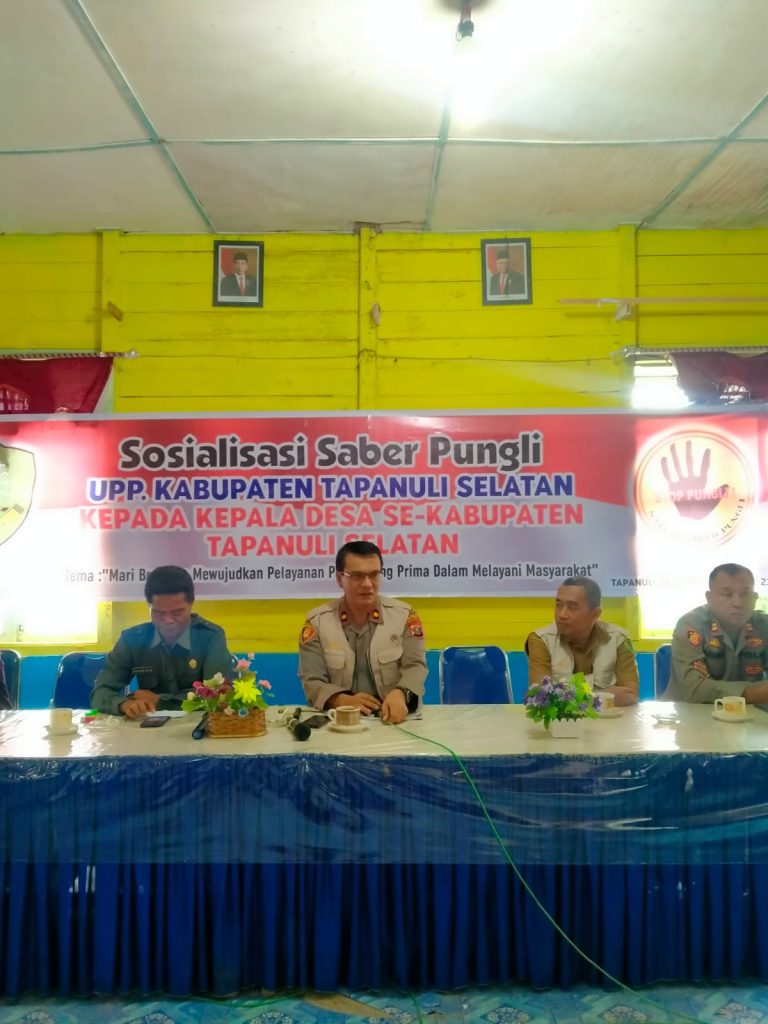 Wakapolres Tapsel : Jika Kades Jadi Objek Pungli, Segera Lapor ke Kami