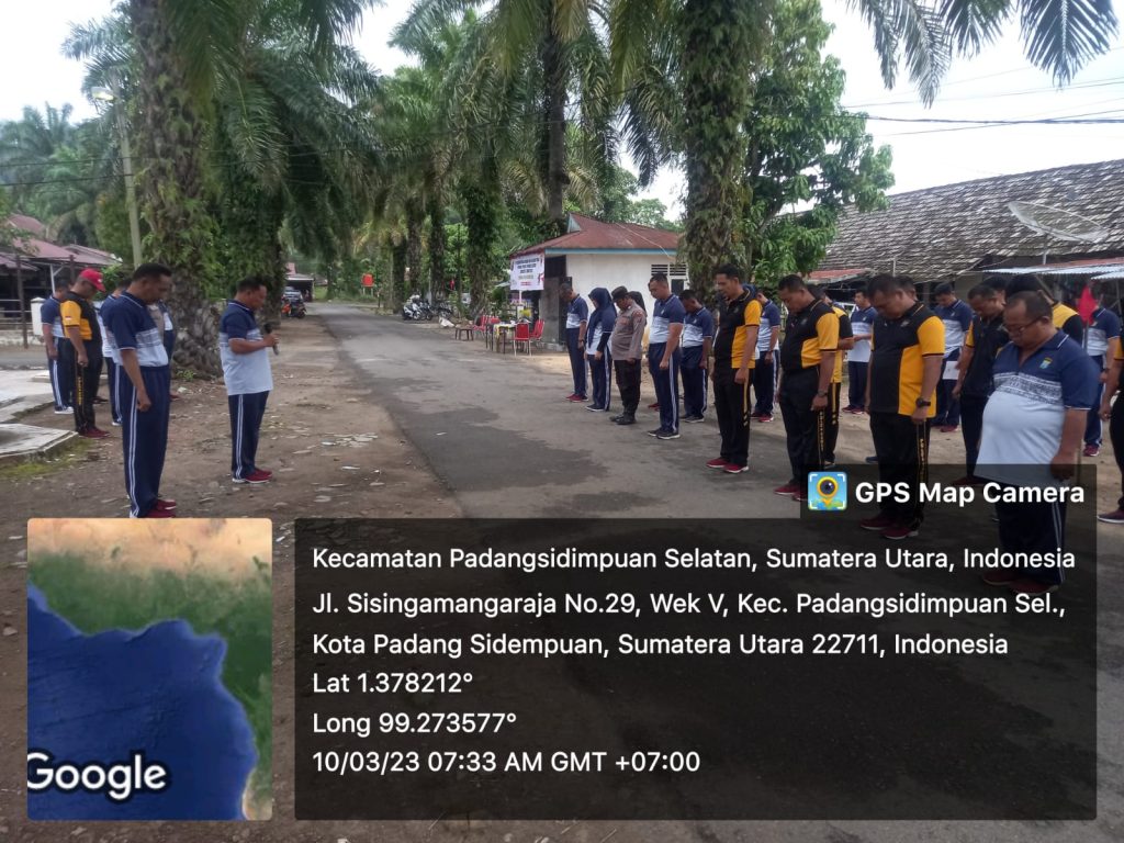 Kasat Intelkam Pimpin Apel Pagi Personel Polres Tapsel, Ini Arahannya   