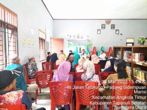 Saat Musyawarah Penetapan APBDes Marisi Tapsel, Bhabinkamtibmas Sampaikan Ini
