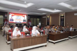 Kapolres Tapsel Hadiri Peringatan Isra Mikraj Jajaran Polda Sumut