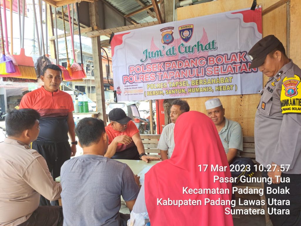 Polsek Padang Bolak Di Curhati Ini Jelang Bulan Ramadhan