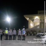 Salat Tarawih Polres Tapsel