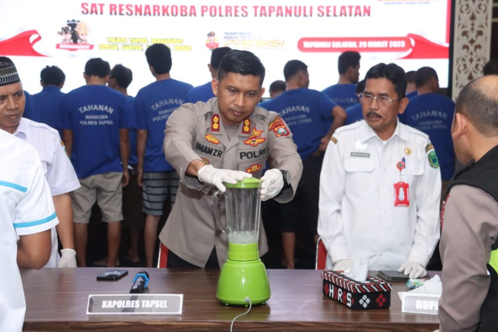 Musnahkan Ratusan Gram Sabu, Polres Tapsel “Banjir” Apresiasi