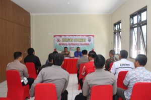 Kapolres Tapsel Bahas Pembebasan Lahan Sutet PLTA Simarboru