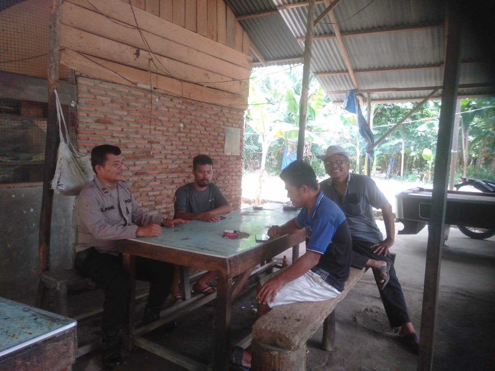 Kapolsubsektor Sayurmatinggi Bakar Lahan