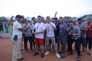 Hadir Penutupan Turnamen Old Crack 2023, Kapolres Roman Apresiasi PWI Asahan