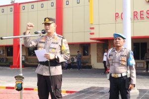 Pimpin Apel Gelar Pasukan Ops Keselamatan Toba – 2023, Begini Pesan Menggelegar Kapolres Roman