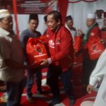 PDI Perjuangan Padangsidimpuan Salurkan Ribuan Paket Sembako