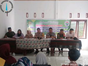 Polsek Sipirok Hadiri Musyawarah RPJMDes, Ini Pesannya