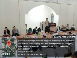Wakapolres Padangsidimpuan Hadiri Syafari Ramadan