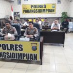 Kapolres Padangsidimpuan Zoom Meeting dengan Kapolri