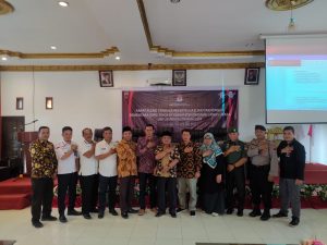 Polres Tapsel Hadiri Rekapitulasi Daftar Pemilih Sementara Paluta