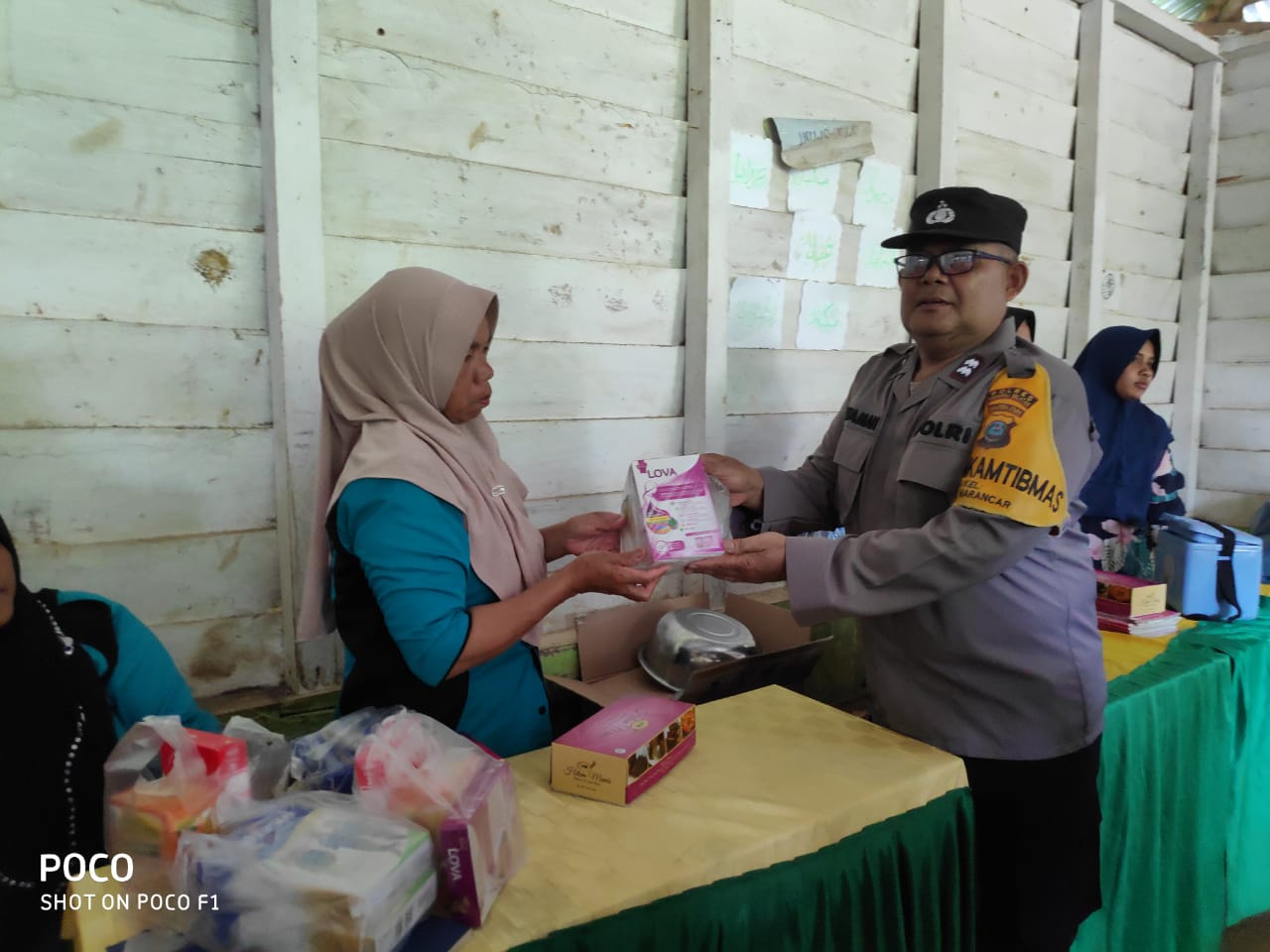 Polsek Batang Toru Posyandu Desa Simaninggir
