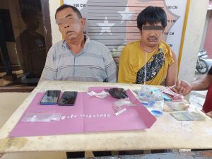 Makai Narkoba, Dua Pria Ditangkap Polsek Batang Toru