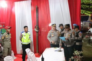 Cek Kesiapan Personel, Kapolres Padangsidimpuan Sambangi Pos Pam dan Pos Yan