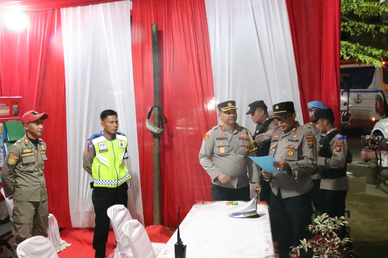 Kapolres Padangsidimpuan Pos Pam dan Pos Yan
