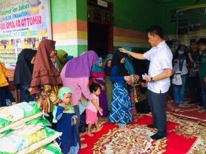 Gandeng Mahasiswa, Polres Tapsel Baksos ke Panti Asuhan