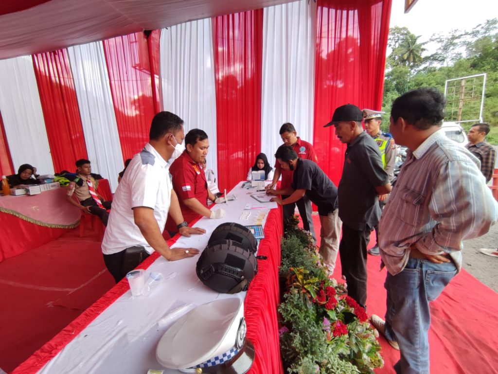 Antisipasi Kecelakaan, Polres Padangsidimpuan Tes Urine Supir