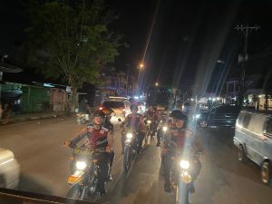 Polres Tapsel dan Polsek Jajaran Pam Malam Takbiran   