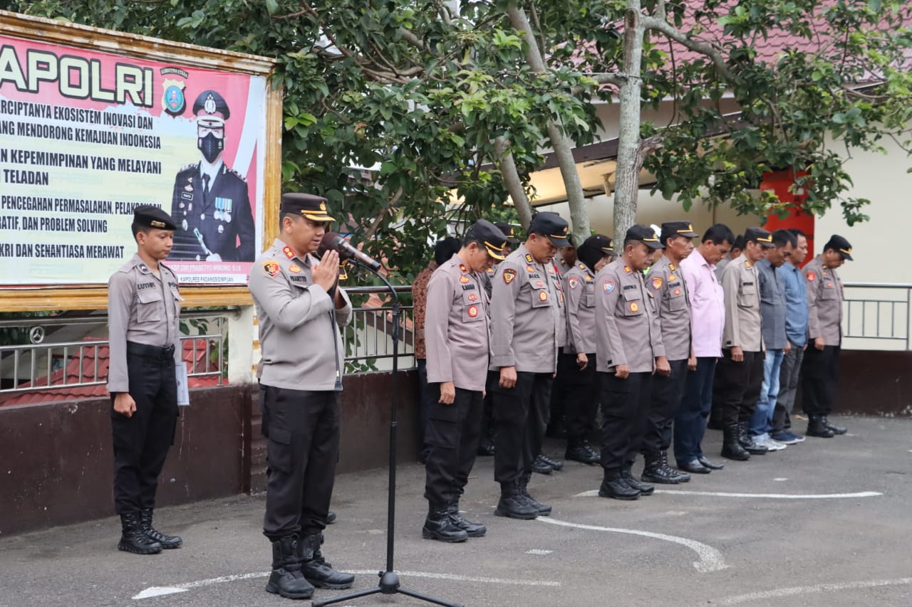 Kapolres Padangsidimpuan Apel Pam Takbiran