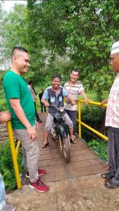 Wujud Sosial, TPL Bangun Jembatan Pertanian di Desa Marisi Tapsel