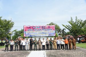 Berharap Berjalan Efektif, Bupati Tapsel Hadiri Apel Pasukan Operasi Ketupat Toba 2023