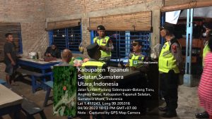 Kasat Resnarkoba Polres Tapsel Pimpin Patroli Skala Besar