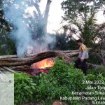 Polsek Padang Bolak Cek Titik Api di Desa Pasir Lancar
