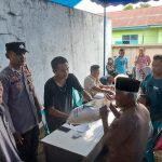 Polsek Batang Toru Penyaluran Bantuan 700 Karung Beras 