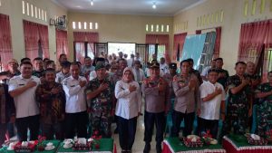 Polsek Batang Angkola Hadiri Halal Bihalal Forkopimca